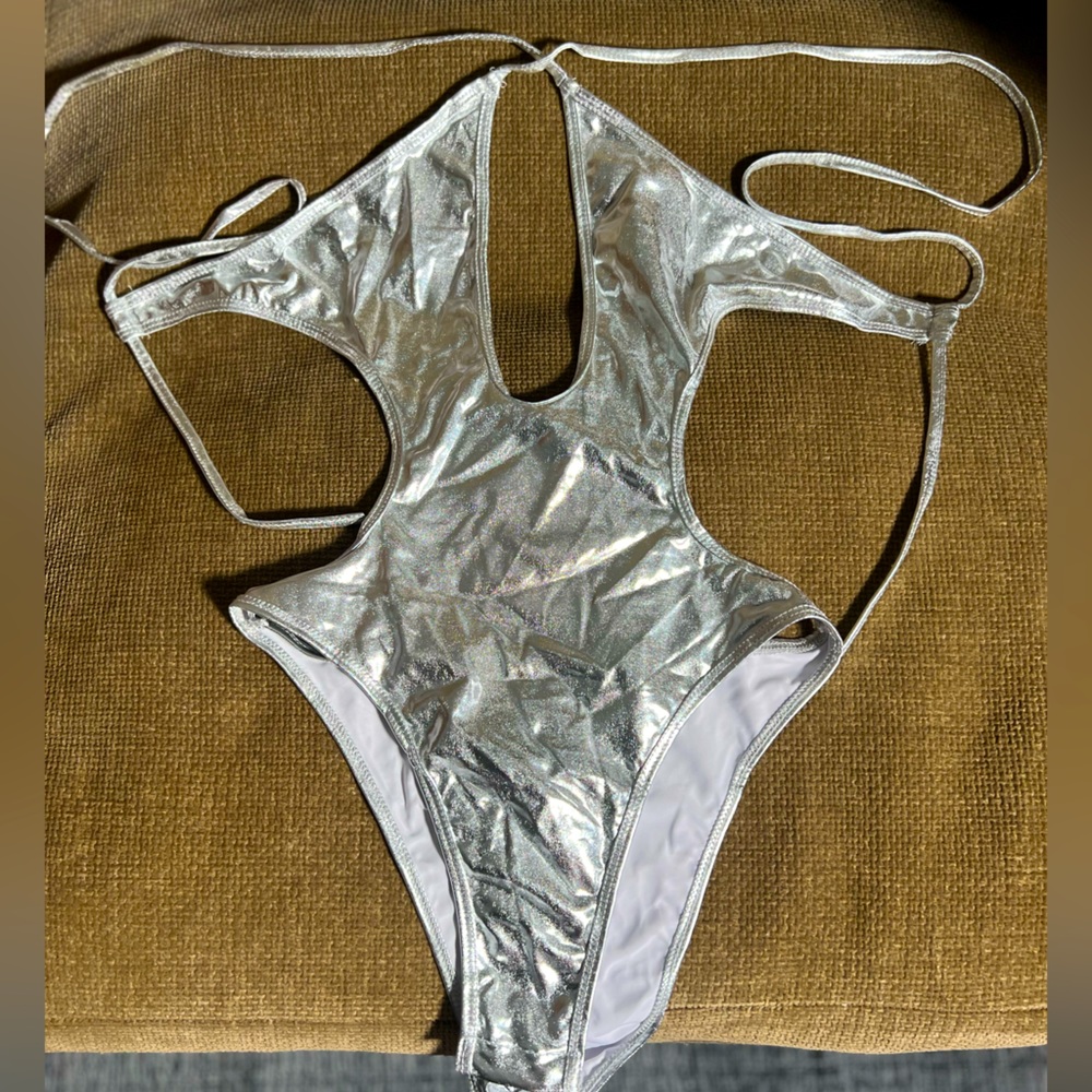 Metallic bodysuit